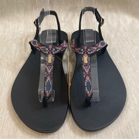 REEF Sz Cushion Bounce Slim T-Post in Amethyst Buckle Closure Sandals NEW - Picture 2 of 8